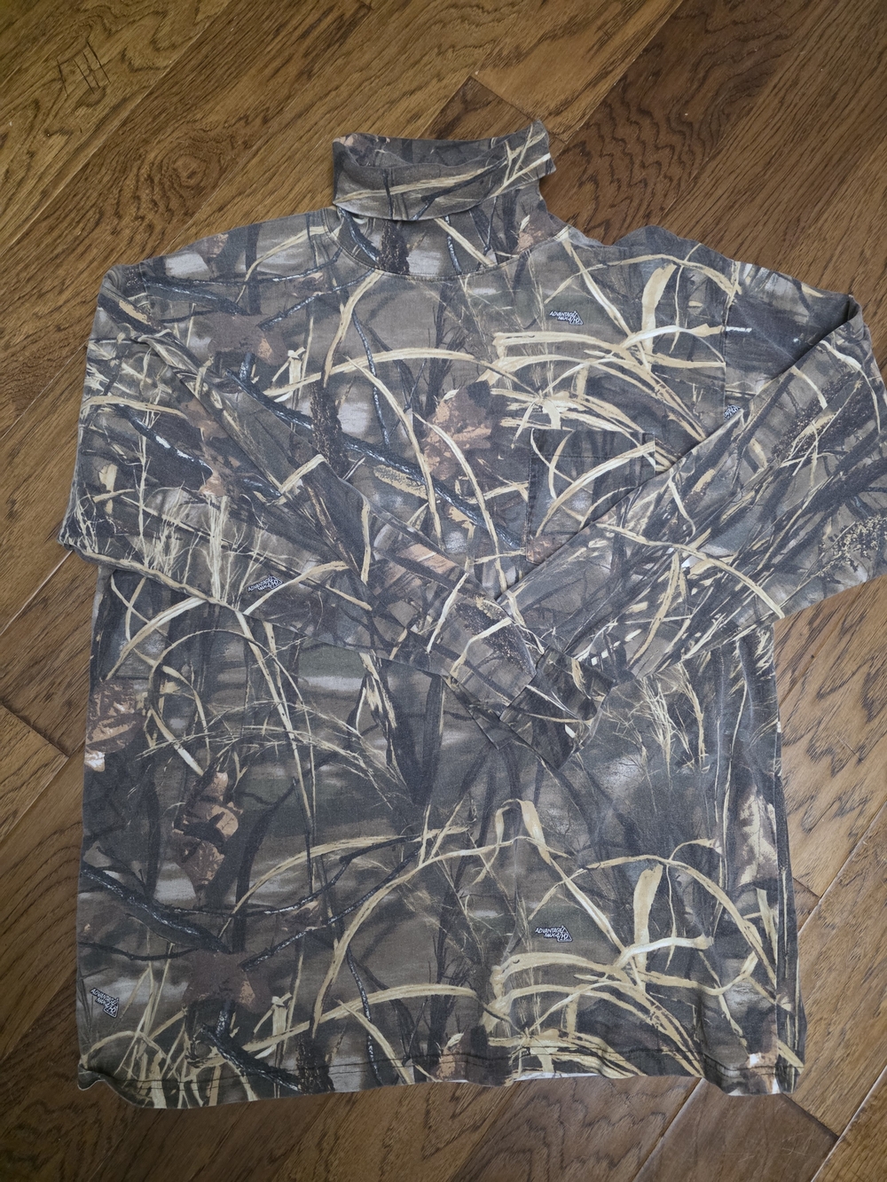 RedHead Men's Brown & Green Camo Long-Sleeve Turtleneck